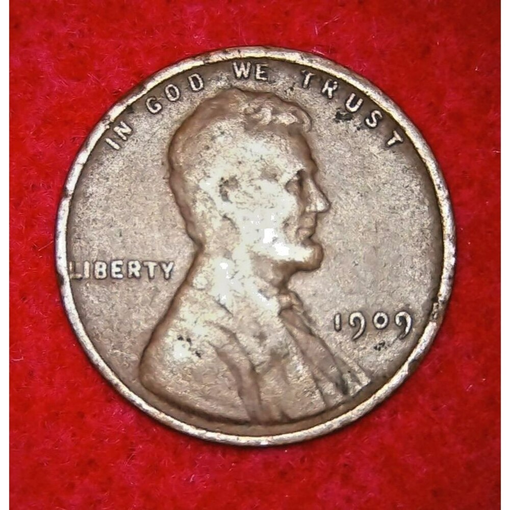 1909 VDB Lincoln Wheat Cent Lot 296